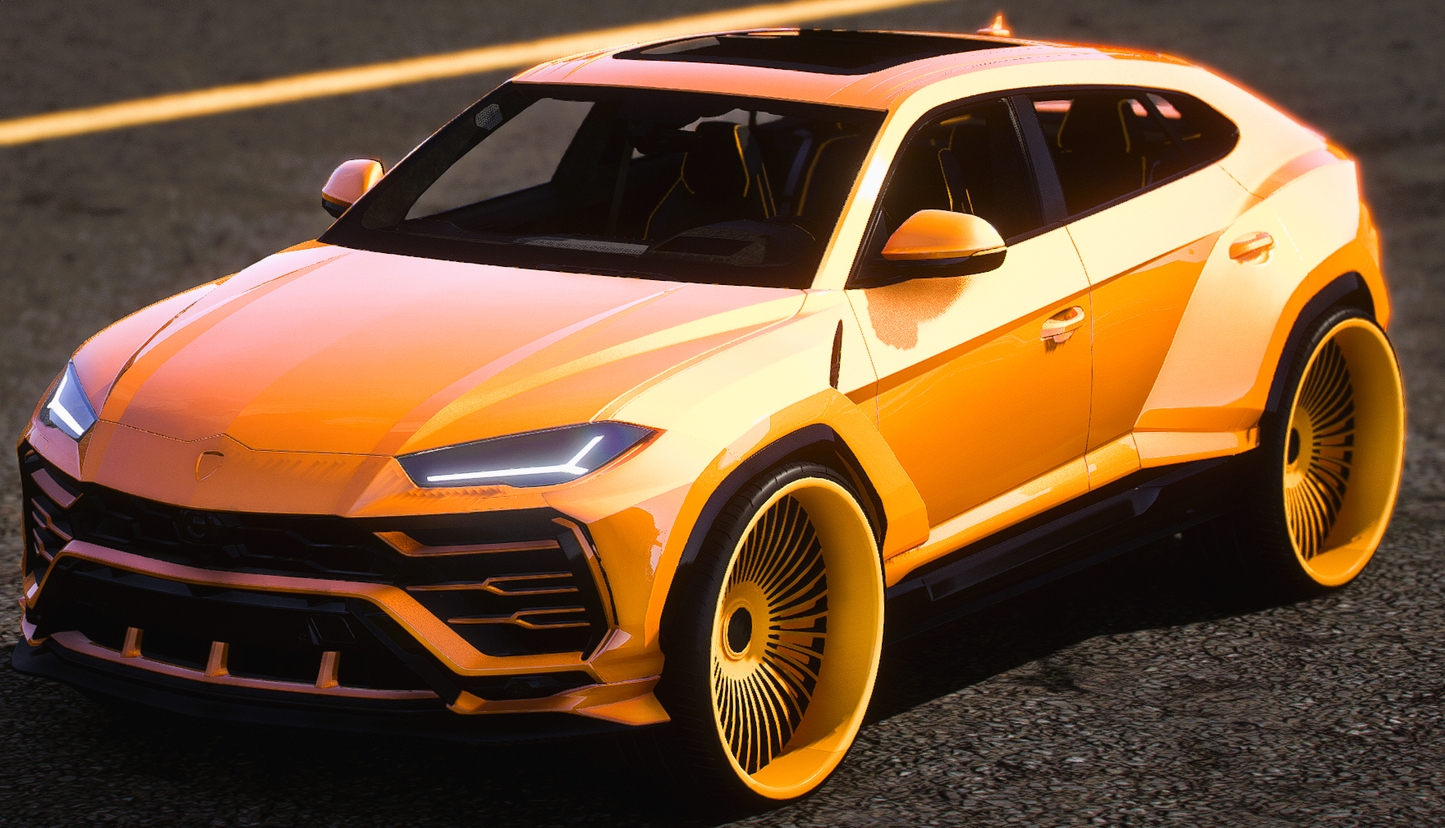 Debadged 2022 Lamborghini Urus Widebody