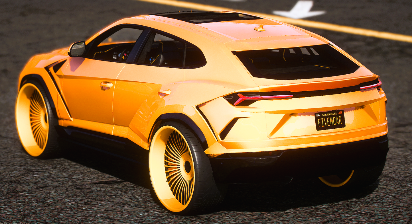 Debadged 2022 Lamborghini Urus Widebody