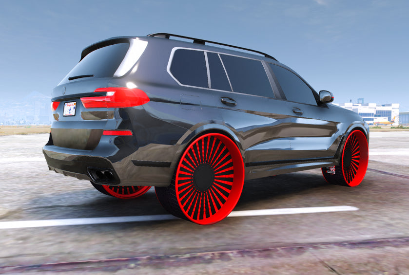Debadged 2023 BMW X7 50i On Corleone Forged